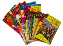 Lot of 58 Comic Books From Moe Howard's Collection -- Includes 7 The Little Stooges Comics, Three Stooges #1 from 1949 & 3-D Comic -- Condition Ranges From Very Good to Near Fine